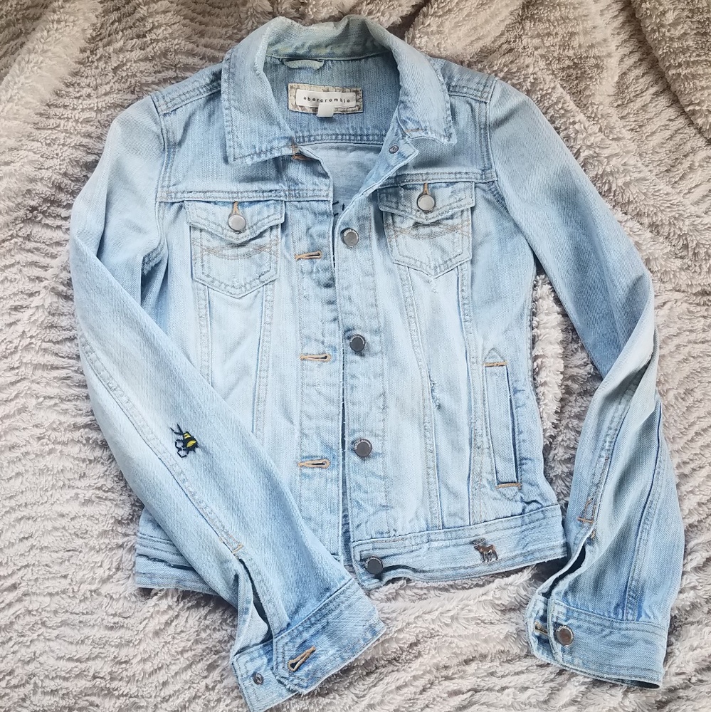 Abercrombie blue jean jacket